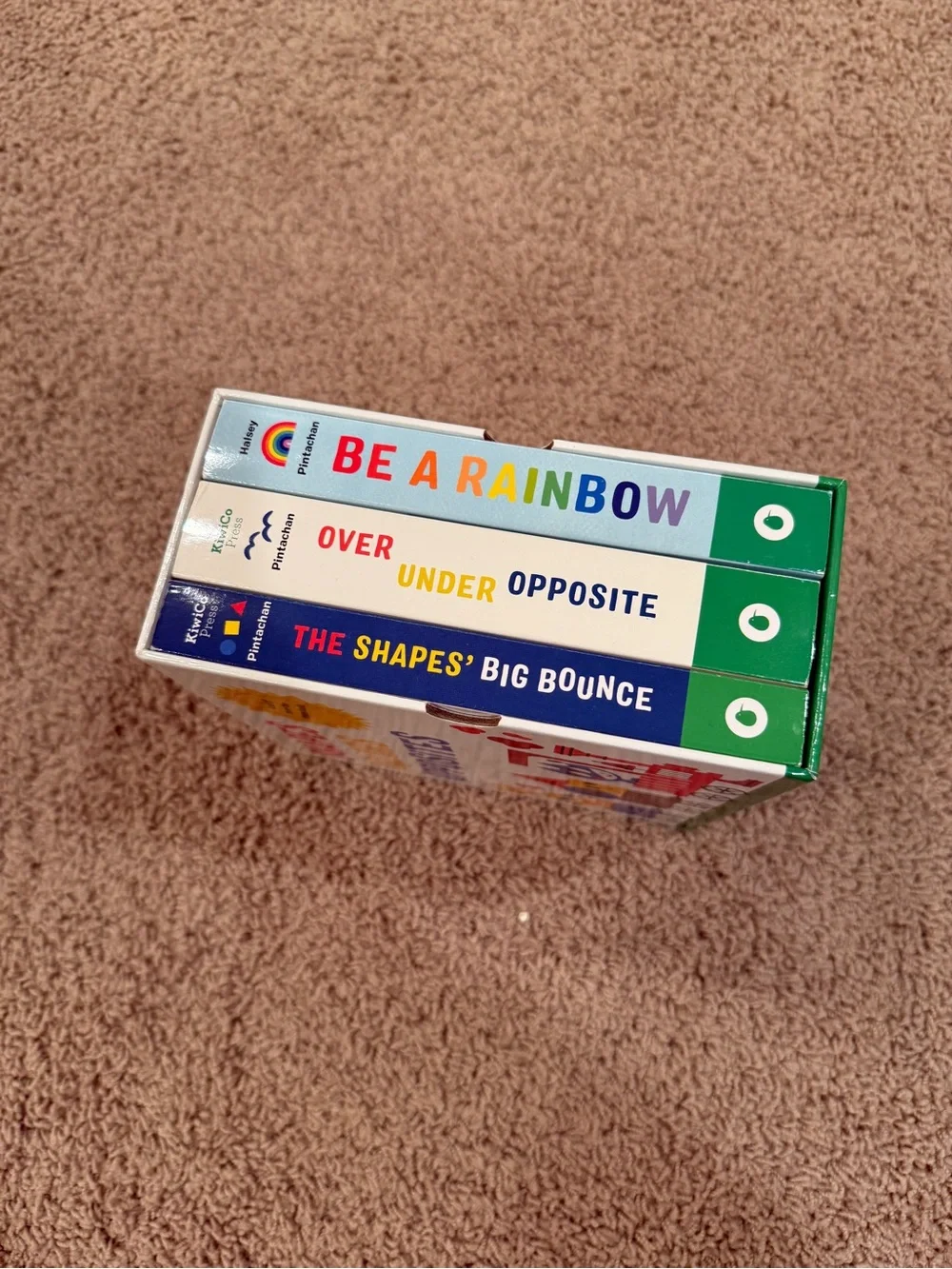 KiwiCo Children’s Board Book Set Shapes, Colors & Opposites